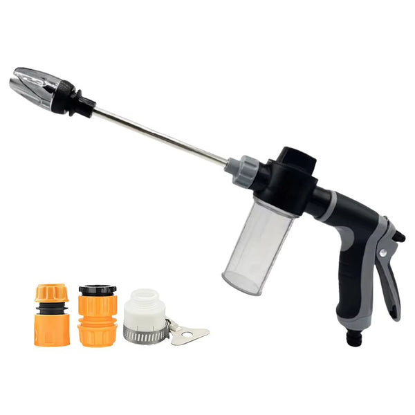 Garden High Pressure Washer Gun with 360° Rotating Hose for Cars Patios and Outdoor Surfaces
