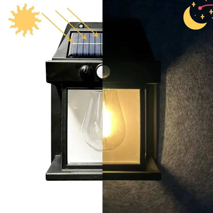 2-Set Solar Wall Lamp Outdoor - Motion Sensor Waterproof LED Light