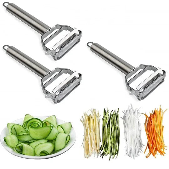 Ultra Sharp Stainless Steel Multi Function Vegetable Peeler and Julienne Cutter