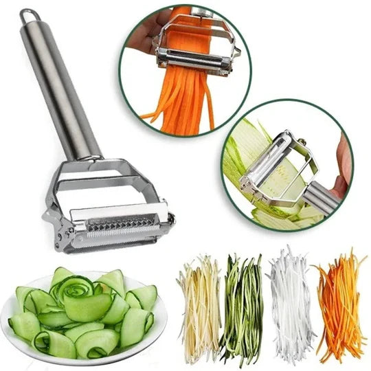 Ultra Sharp Stainless Steel Multi Function Vegetable Peeler and Julienne Cutter