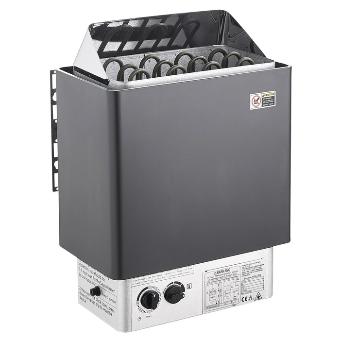 Sauna Heater Stove 6KW Stainless Steel with Internal Controller for Wet and Dry Use