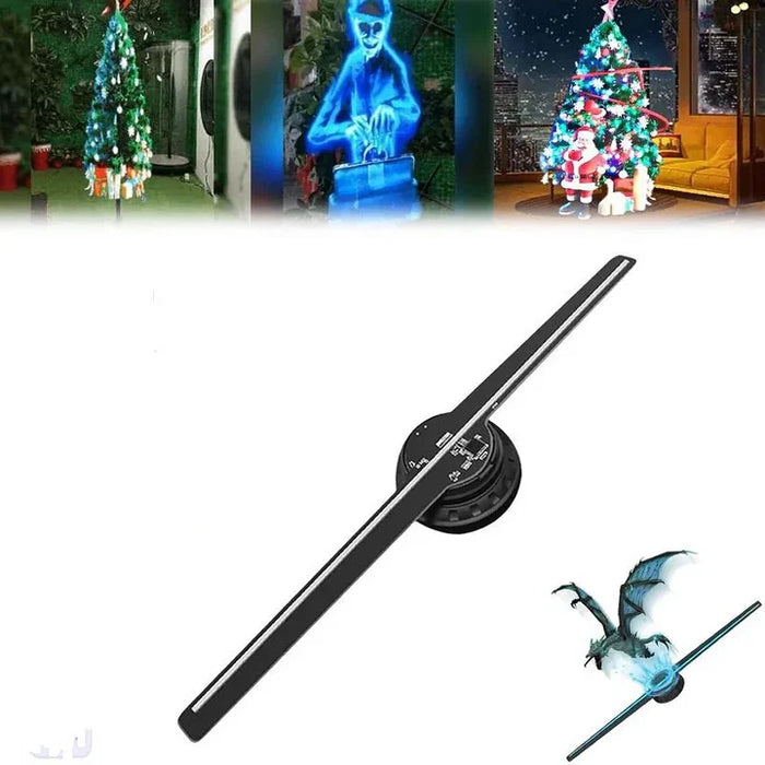 Immersive 3D Hologram LED Fan Projector