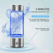 Hydrogen Water Bottle with Integrated Electrolysis Generator - SJ Backyard