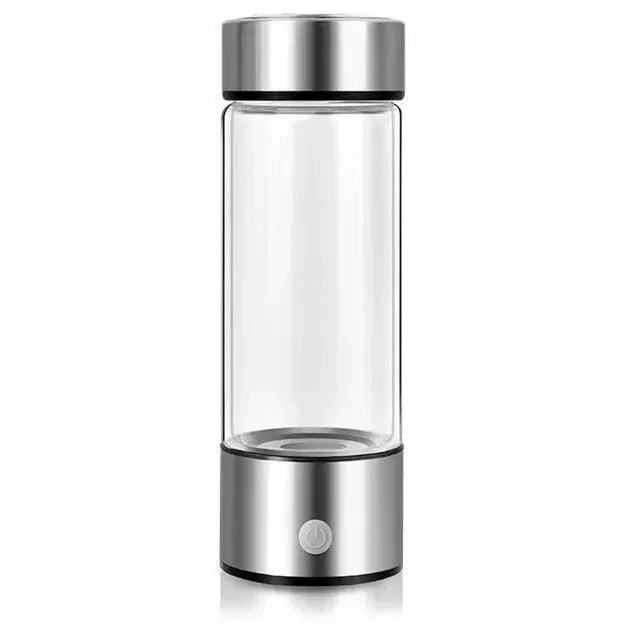 Hydrogen Water Bottle with Integrated Electrolysis Generator - SJ Backyard