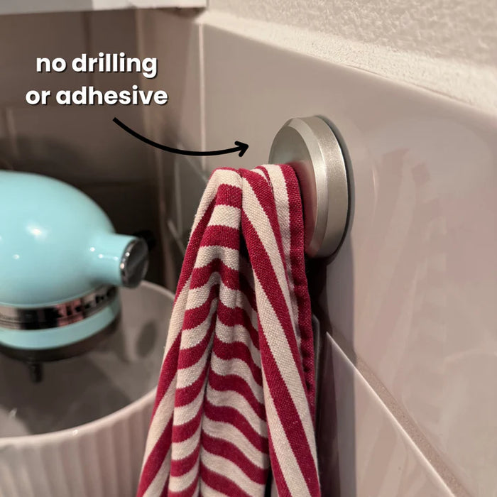 Instant Grip Suction Hooks – No Drilling, No Tools, Heavy-Duty Wall Hooks for Home Organization