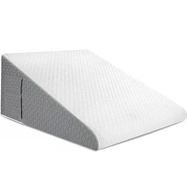 Triangular Memory Foam Wedge Pillow for Elevated and Restful Sleep