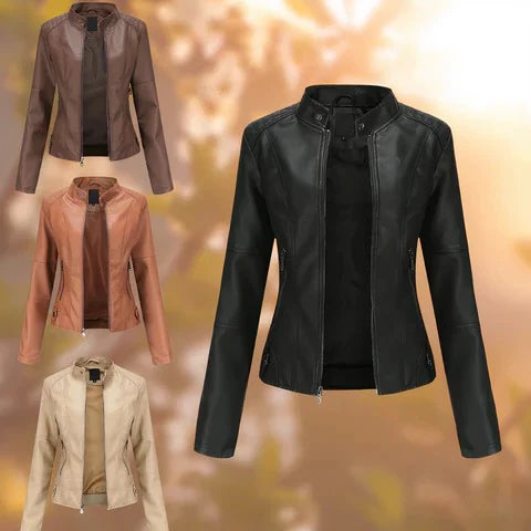 Premium Women's Leather Jacket