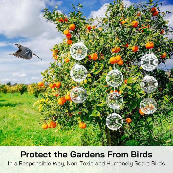 Outdoor Bird Deterrent Reflective Stainless Steel Spinner