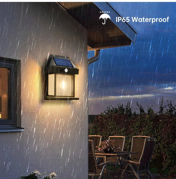2-Set Solar Wall Lamp Outdoor - Motion Sensor Waterproof LED Light
