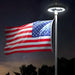 Solar Powered Flagpole Lights - All Night Long Last Flag Pole Lights - LED - SJ Backyard