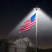 Solar Powered Flagpole Lights - All Night Long Last Flag Pole Lights - LED - SJ Backyard