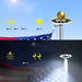 Solar Powered Flagpole Lights - All Night Long Last Flag Pole Lights - LED - SJ Backyard