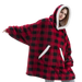 Giant Blanket Hoodie – Ultra Soft Sherpa-Lined Oversized Wearable Blanket - SJ Backyard