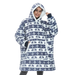 Giant Blanket Hoodie – Ultra Soft Sherpa-Lined Oversized Wearable Blanket - SJ Backyard
