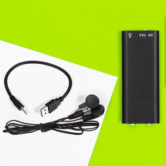Compact Voice Activated Audio Recorder