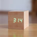 Modern Digital Wood Clock - SJ Backyard