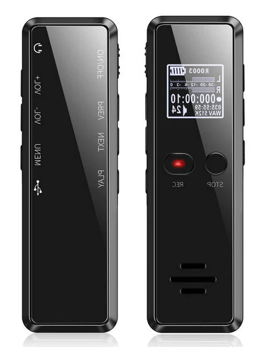 Digital Voice Recorder, Audio Sound Recorder with Auto Saving and Built-in Speaker