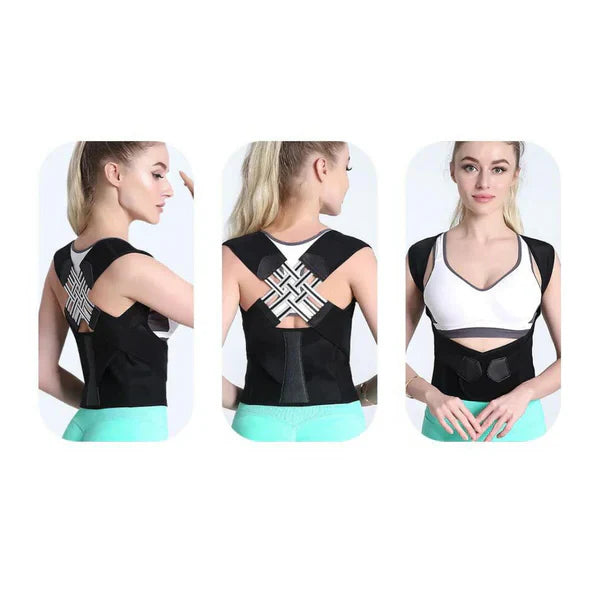 Corrects Posture & Back Pain – Adjustable Posture Corrector for Neck, Shoulder, and Spine Alignment