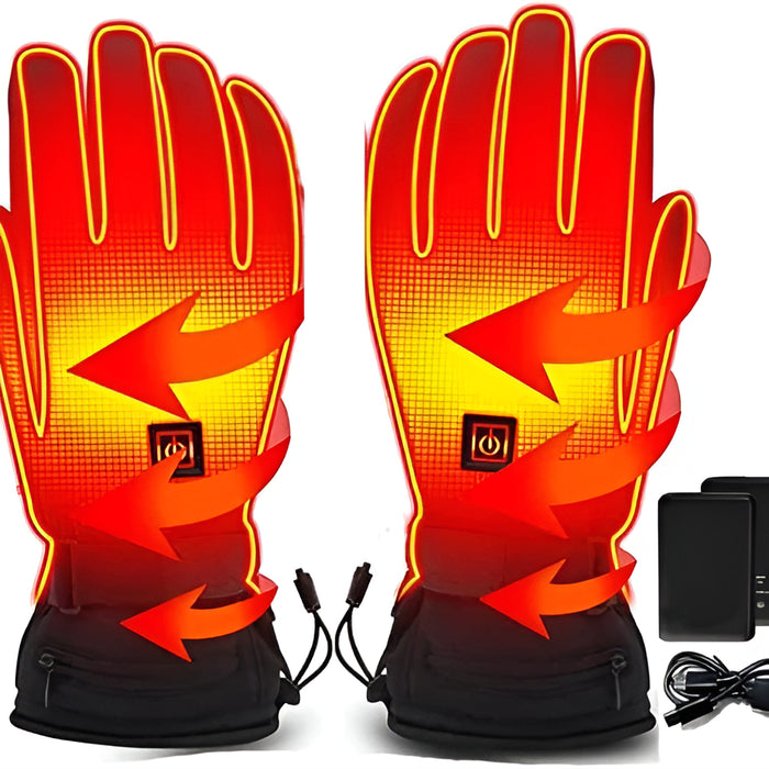 Heated Gloves – Rechargeable Electric Winter Gloves for Men & Women