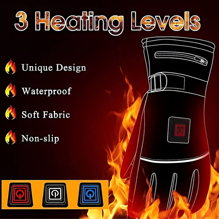 Heated Gloves – Rechargeable Electric Winter Gloves for Men & Women