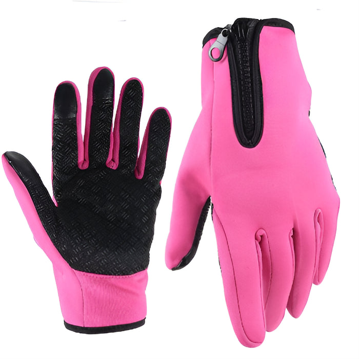 Ultra-Thin Thermal Gloves – Unisex Touch Screen Winter Fleece Gloves
