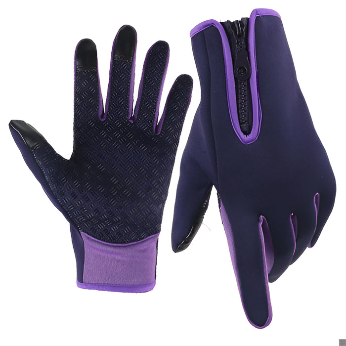 Ultra-Thin Thermal Gloves – Unisex Touch Screen Winter Fleece Gloves