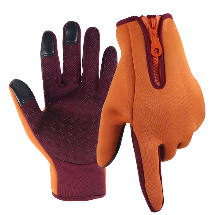 Ultra-Thin Thermal Gloves – Unisex Touch Screen Winter Fleece Gloves