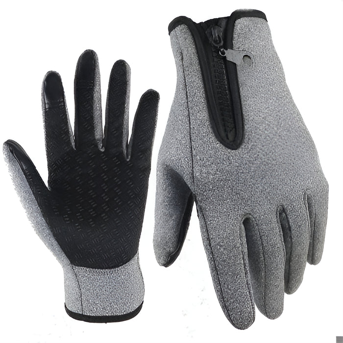 Ultra-Thin Thermal Gloves – Unisex Touch Screen Winter Fleece Gloves