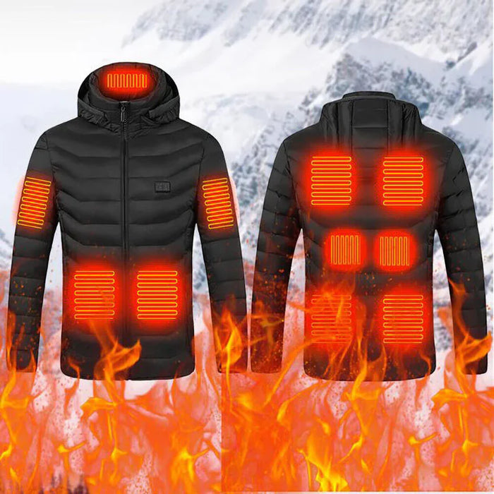 Heated Winter Jacket with Adjustable Warmth - SJ Backyard