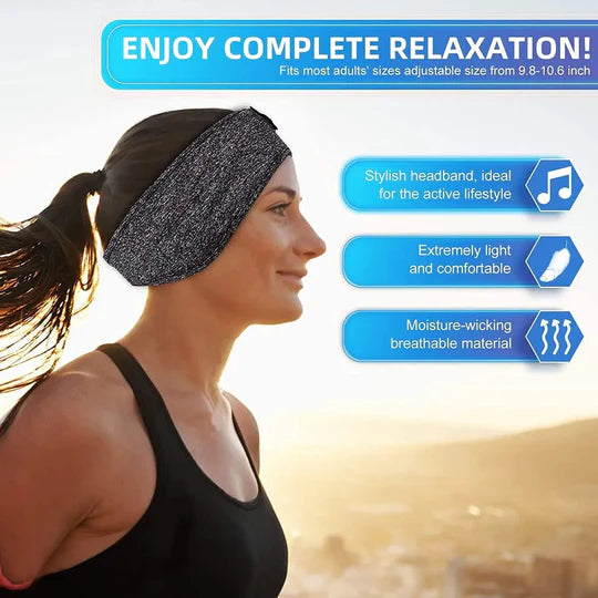 2-in-1 Wireless Sleeping Headphones, Sports Headband