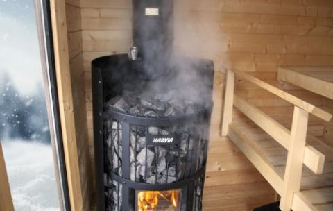 Harvia Legend 240 GreenFlame GreenFlame Series 15.9kW Wood Sauna Stove-Sauna Heaters-Harvia-SJ Backyard Inc