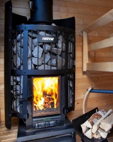 Harvia Legend 240 GreenFlame GreenFlame Series 15.9kW Wood Sauna Stove-Sauna Heaters-Harvia-SJ Backyard Inc