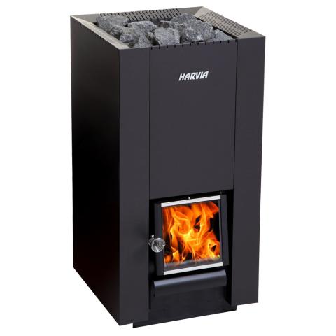 Harvia Linear 28 Linear Series, 22kW, Wood Sauna Stove-Sauna Heaters-Harvia-SJ Backyard Inc