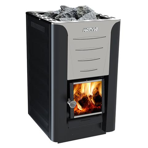 Harvia PRO 20 PRO Series 24kW Sauna Wood Burning Stove-Sauna Heaters-Harvia-SJ Backyard Inc