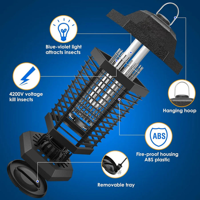 Electric Bug Zapper Light High Voltage Insect Killer